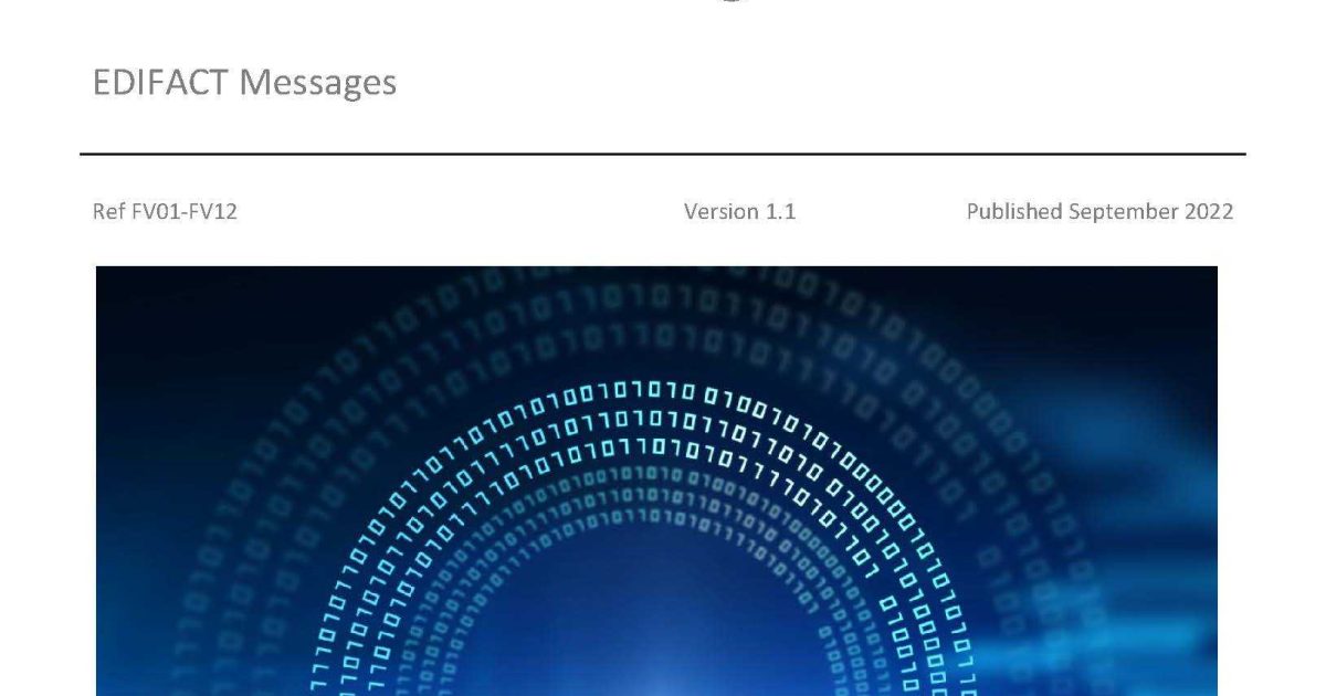 Finished Vehicle Logistics - EDIFACT Messages | Odette